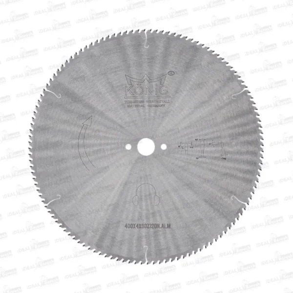 تیغ اره دیسکی نوک الماسه آلومینیوم بر KONIG ALU 400×4 z120