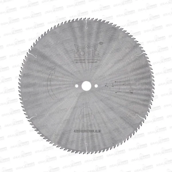 تیغ اره دیسکی نوک الماسه آلومینیوم بر KONIG ALU 420×4 z108