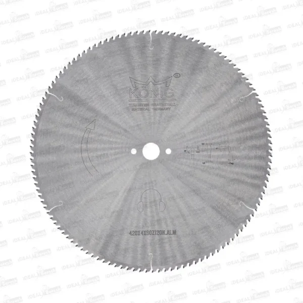 تیغ اره دیسکی نوک الماسه آلومینیوم بر KONIG ALU 420×4 z120