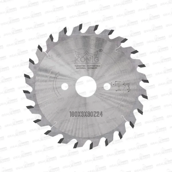 تیغ اره دیسکی نوک الماسه چوب بر KONIG WOOD 180×3 z24