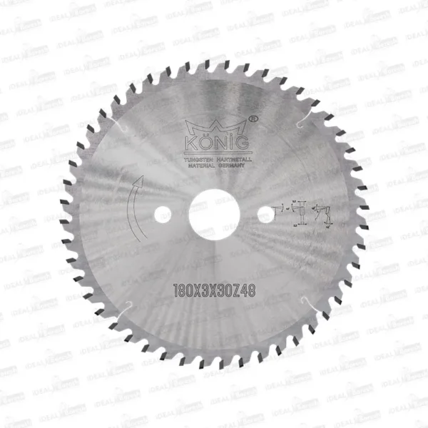 تیغ اره دیسکی نوک الماسه چوب بر KONIG WOOD 180×3 z48