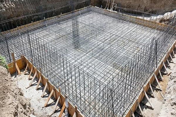 آرماتوربندی و اجرای فونداسیون
