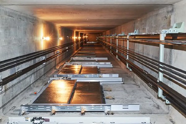 آماده سازی چاه و چاله آسانسور