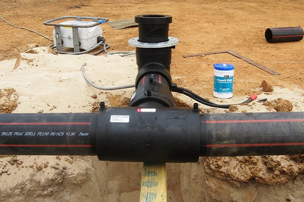 جوشکاری سرهمی پلی اتیلن