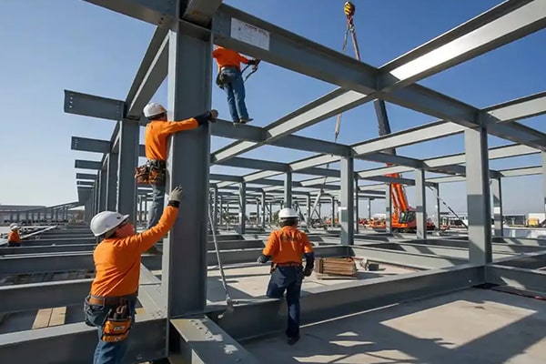 دستورالعمل ایمنی در نصب اسکلت فلزی