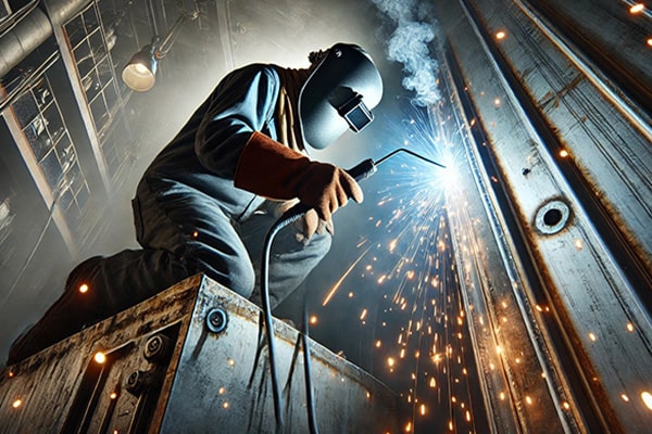 چالش‌های جوشکاری سر بالا