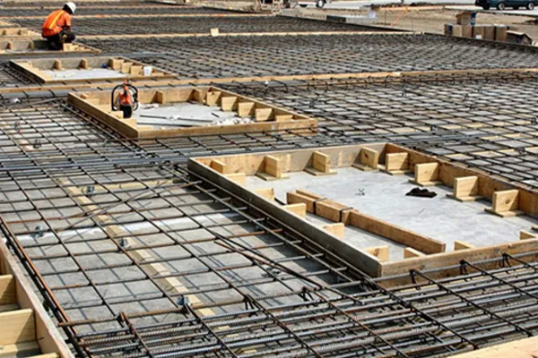 تثبیت آرماتورها قبل از بتن‌ریزی